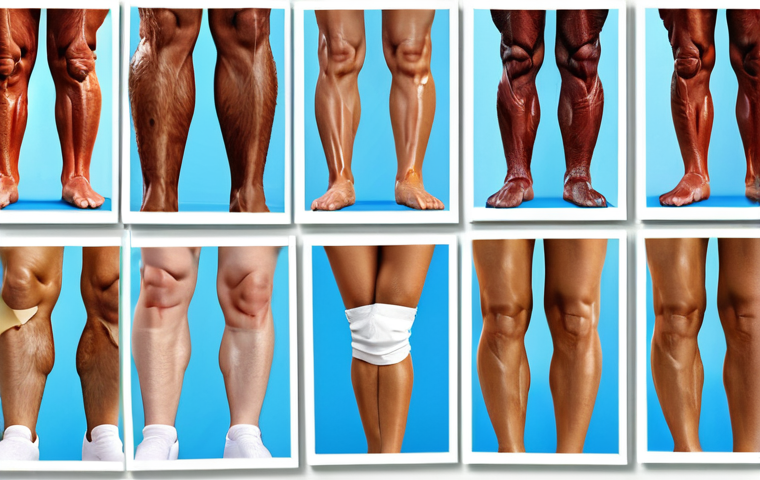 무릎 연골 주사 치료 후기 - Recovering Patient After Injection**

A patient recovering at home after a knee injection, applying ...